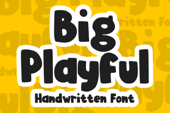 Big Playful Font: Infusing Joy and Creativity into Design