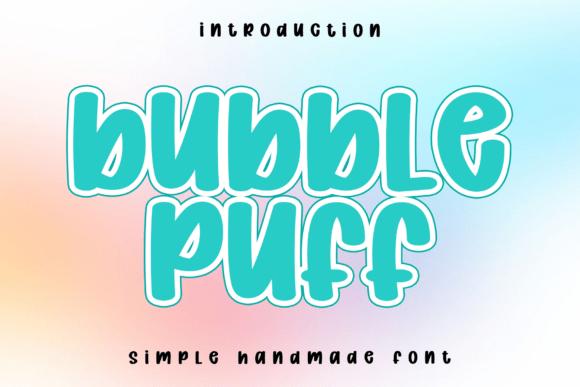 Bubble Puff: A Fun & Modern Display Font for Creative Minds