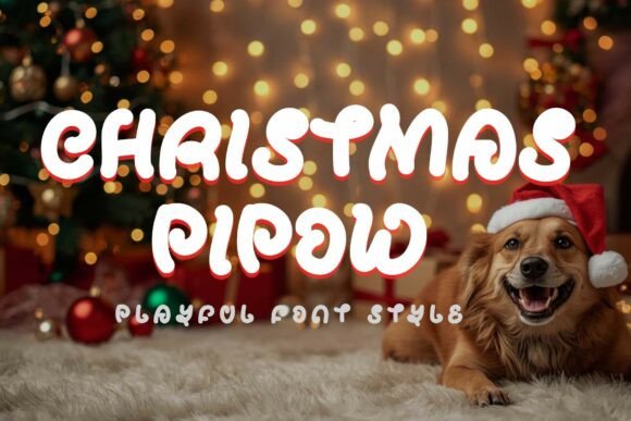 Christmas Pipow: A Festive Font for Every Creative Project