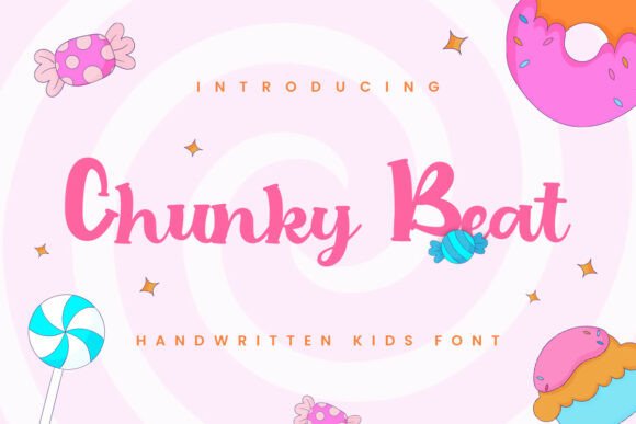 Chunky Beat: A Joyful Font for Creative Kids-Themed Projects