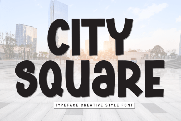 City Square: A Charming Handwritten Display Font for Modern Creative Projects