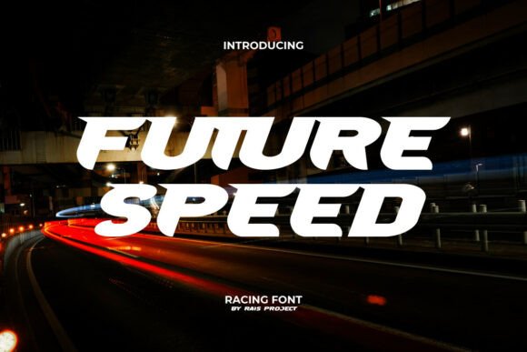 Future Speed: The Racing-Inspired Display Font That Moves Brands Forward