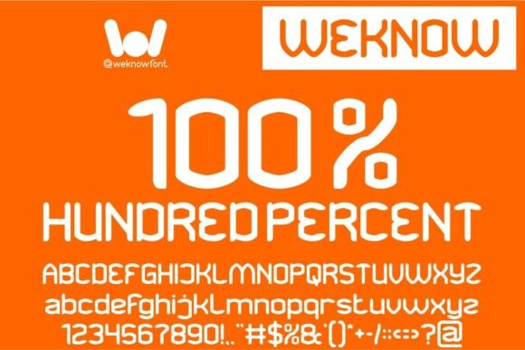 Hundred Percent: The Futuristic Font for Modern Creatives
