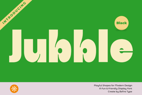 Jubble: The Playful Geometric Font That Brings Bold Personality to Design