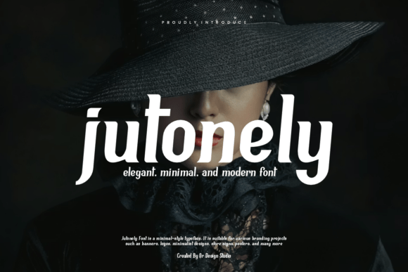 Jutonely: A Bold Display Font for Creative Impact