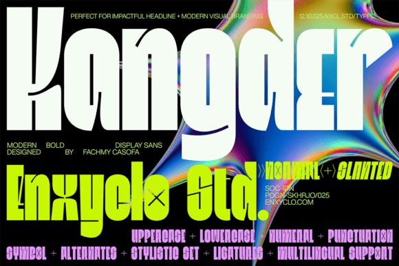 Kangder: Bold Typography for Impactful Design