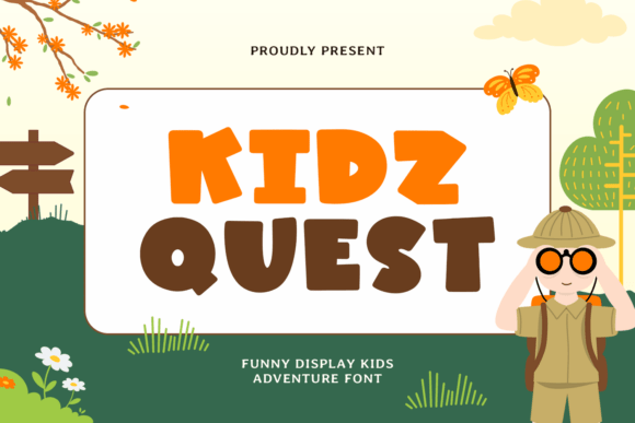 Kidz Quest: A Strategic Typeface for Creative Branding and Engaging Communication