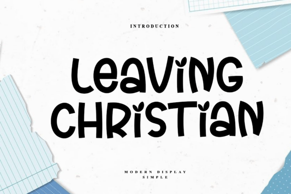 Leaving Christian: A Handwritten Font That Elevates Your Creative Projects