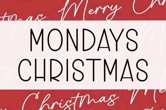 Mondays Christmas: A Distinctive Handwritten Font for Impactful Designs