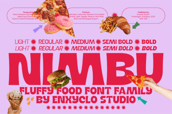 NIMBU: A Flavorful Font for Culinary Creativity