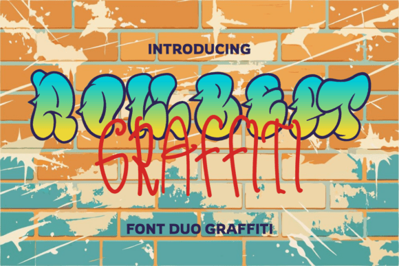 Rollbeat Graffiti: A Bold Font Duo for Urban Expression