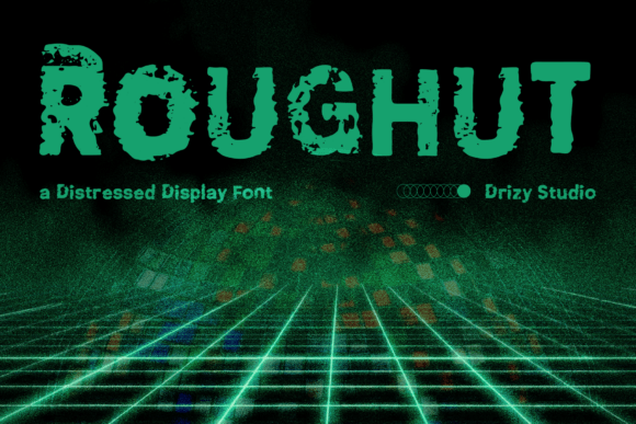 Roughut: A Distressed Display Font for Bold, Authentic Design