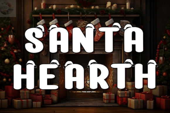 Santa Hearth: A Festive Typeface for Holiday Magic