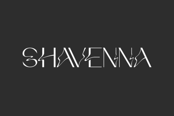 Shavenna: A Bold Display Font for Avant-Garde Design Projects