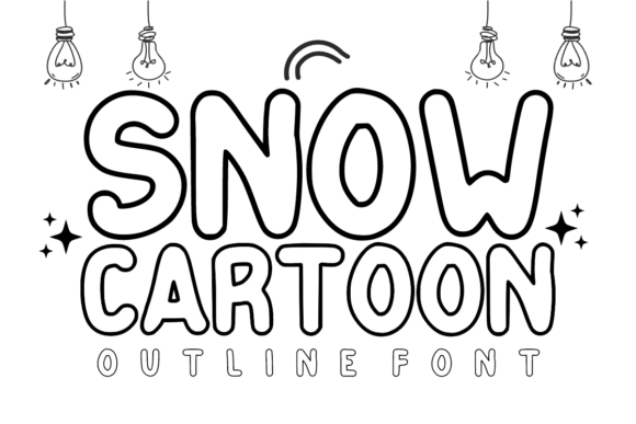 Snow Cartoon: A Playful Font for Winter Whimsy