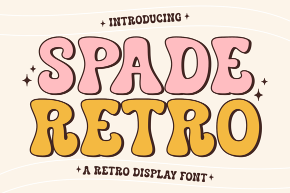 Step Back in Time with Spade Retro: A Playful Font for Modern Creatives