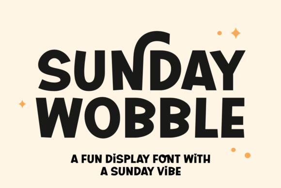 Sunday Wobble: A Strategic Choice for Expressive Typography
