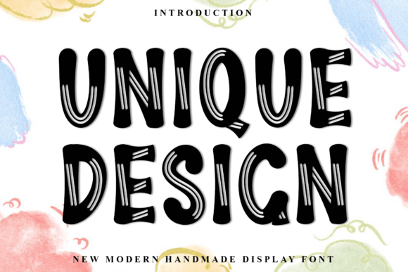 Unique Design: A Creative Font for Warm, Approachable Visual Projects