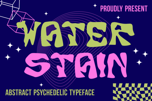 Water Stain: A Typographic Splash of Surrealism