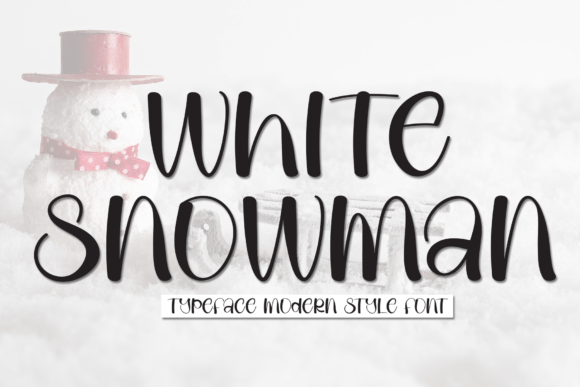 White Snowman: A Delicate Script for Modern Design Needs